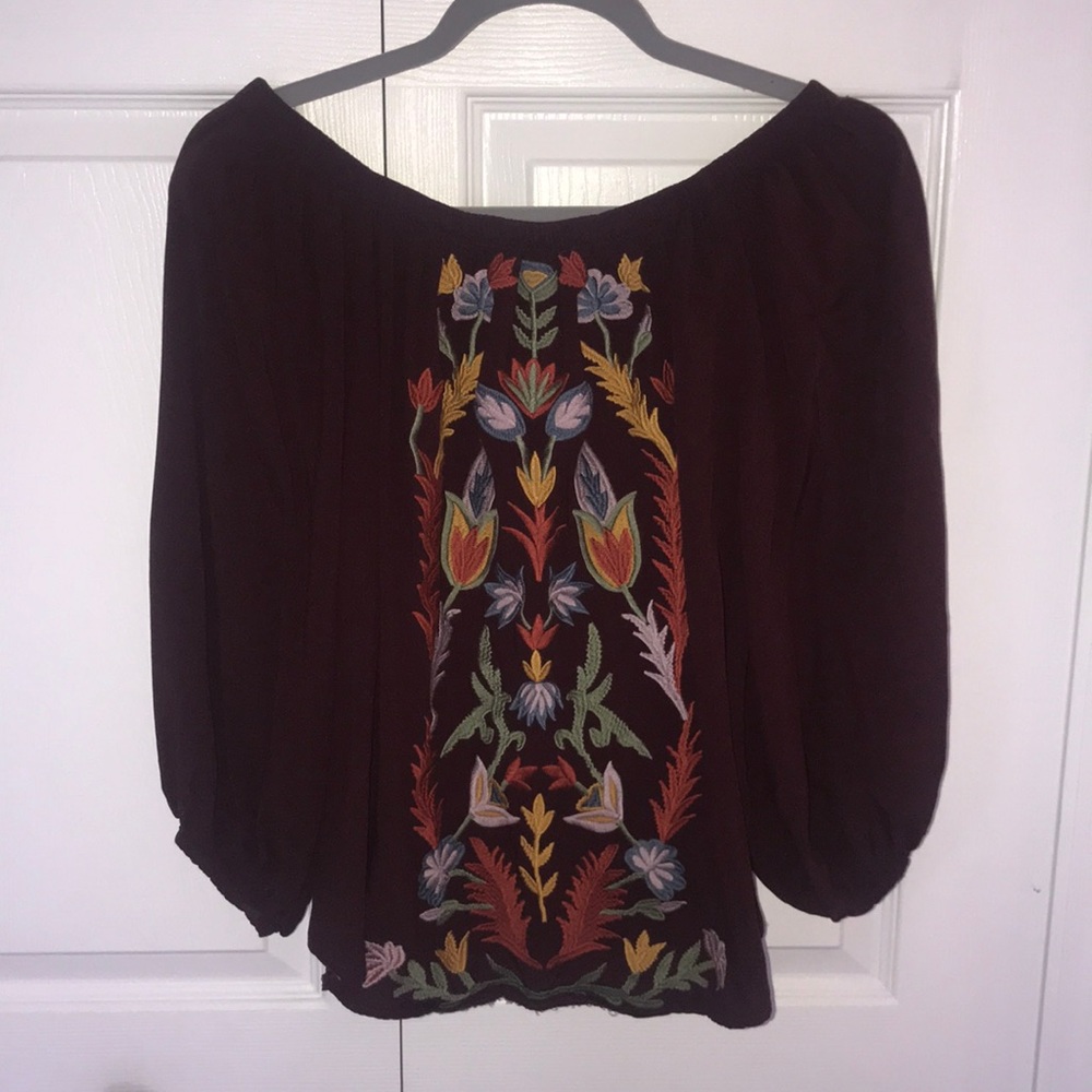 Off the shoulder blouse